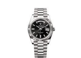 Rolex Day-Date 40 228239 (2025) - Zwart wijzerplaat 40mm Witgoud