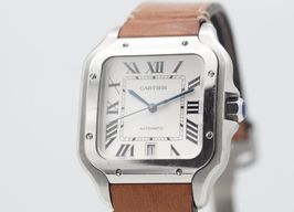 Cartier Santos WSSA0018 (2020) - Silver dial 40 mm Steel case