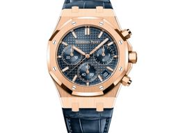 Audemars Piguet Royal Oak Chronograph 26240OR.OO.D315CR.02 (2024) - Blue dial 41 mm Rose Gold case