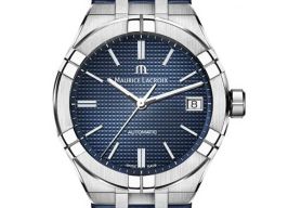 Maurice Lacroix Aikon AI6007-SS001-430-1 (2024) - Blauw wijzerplaat 39mm Staal