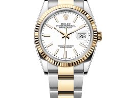 Rolex Datejust 36 126233 (2025) - Wit wijzerplaat 36mm Staal