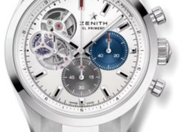 Zenith El Primero Chronomaster 03.3300.3604/69.M3300 (2024) - Silver dial 40 mm Steel case