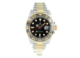 Rolex GMT-Master II 116713LN (2013) - Zwart wijzerplaat 40mm Goud/Staal