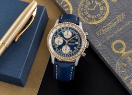 Breitling Navitimer D13020 (1995) - Silver dial 41 mm Gold/Steel case