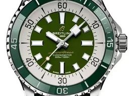 Breitling Superocean 44 A17376A31L1S1 (2025) - Green dial 44 mm Steel case