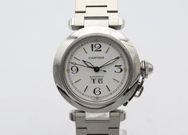 Cartier Pasha C W31044M7 (2002) - White dial 35 mm Steel case