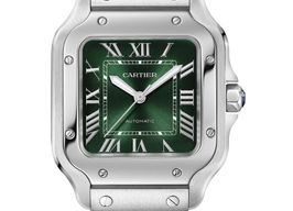 Cartier Santos WSSA0061 (2025) - Groen wijzerplaat 35mm Staal