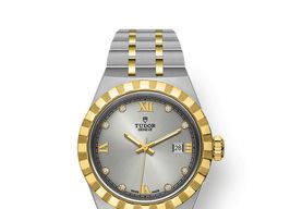 Tudor Royal 28303-0002 (2024) - Zilver wijzerplaat 28mm Staal