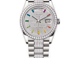 Rolex Day-Date 36 128349RBR (2025) - Diamant wijzerplaat 36mm Witgoud