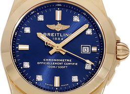 Breitling Galactic H7234812/C964 (2022) - Blue dial 29 mm Rose Gold case