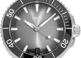 Oris Aquis Date 01 400 7769 4154-07 8 22 09PEB (2024) - Grijs wijzerplaat 42mm Staal