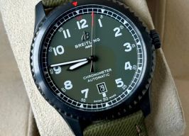 Breitling Aviator 8 M173152A1L1X2 (2021) - Groen wijzerplaat 41mm Staal
