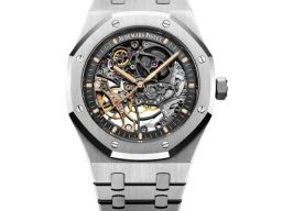 Audemars Piguet Royal Oak Double Balance Wheel Openworked 15407ST.OO.1220ST.01 (2023) - Transparent dial 41 mm Steel case