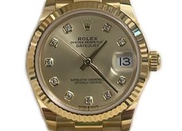 Rolex Datejust 31 278278 (2024) - Zilver wijzerplaat 31mm Geelgoud