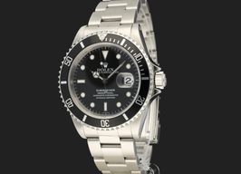 Rolex Submariner Date 16610 (1999) - Zwart wijzerplaat 40mm Staal