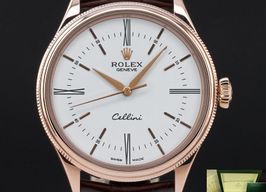 Rolex Cellini Time 50505 (2017) - Zilver wijzerplaat 39mm Roségoud