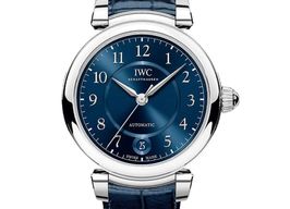 IWC Da Vinci Automatic IW458312 (2023) - Blauw wijzerplaat 36mm Staal