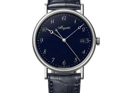 Breguet Classique 5177BB/2Y/9V6 (2024) - Blauw wijzerplaat 38mm Witgoud