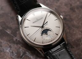 Jaeger-LeCoultre Master Ultra Thin Moon Q1368420 (Onbekend (willekeurig serienummer)) - Zilver wijzerplaat 39mm Staal