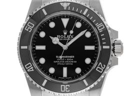 Rolex Submariner No Date 114060 (2015) - Black dial 40 mm Steel case