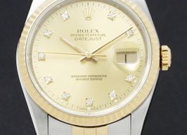 Rolex Datejust 36 16233 (1990) - Goud wijzerplaat 36mm Goud/Staal