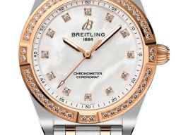 Breitling Chronomat U72310531A1U1 (2026) - White dial 28 mm Gold/Steel case