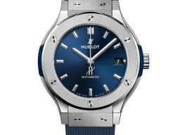 Hublot Classic Fusion Blue 565.NX.7170.RX (2025) - Blue dial 38 mm Titanium case