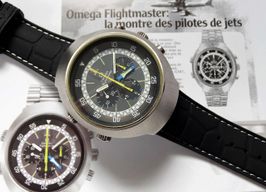 Omega Flightmaster 145.036 (1971) - Zwart wijzerplaat 43mm Staal
