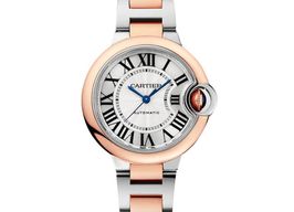 Cartier Ballon Bleu 33mm W2BB0032 (2025) - Silver dial 33 mm Gold/Steel case
