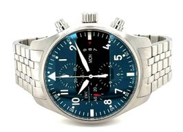 IWC Pilot Chronograph IW377704 (2018) - Zwart wijzerplaat 43mm Staal