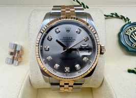 Rolex Datejust 36 116231 (2008) - Black dial 36 mm Steel case