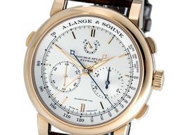 A. Lange & Söhne Saxonia 404.032 (2017) - Silver dial 43 mm Red Gold case