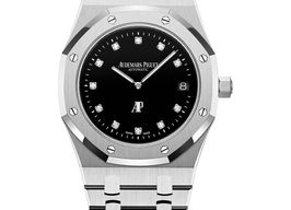 Audemars Piguet Royal Oak Jumbo 15206PT.OO.1240PT.01 (2025) - Black dial 39 mm Platinum case