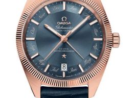 Omega Globemaster 130.53.41.22.03.001 (2026) - Blauw wijzerplaat 41mm Roségoud