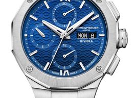 Baume & Mercier Riviera M0A10826 (2026) - Blauw wijzerplaat 41mm Staal