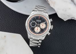 Union Glashütte Belisar Chronograph D009.427.16.052.00 (Unknown (random serial)) - Black dial 45 mm Steel case