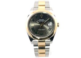 Rolex Datejust 41 126303 (2019) - Champagne wijzerplaat 41mm Goud/Staal