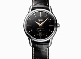 Longines Flagship L4.795.4.58.0 (2025) - Black dial 39 mm Steel case