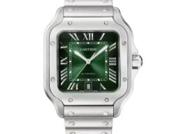 Cartier Santos 100 WSSA0006 (2025) - Black dial 41 mm Steel case