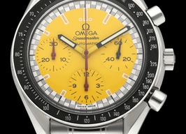 Omega Speedmaster Reduced 3510.12.00 (1996) - Geel wijzerplaat 39mm Staal