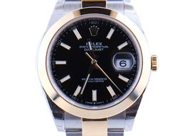 Rolex Datejust 41 126303 (2024) - Zwart wijzerplaat 41mm Goud/Staal