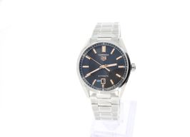 TAG Heuer Carrera Calibre 5 WBN2113.BA0639 (2025) - Zwart wijzerplaat 39mm Staal