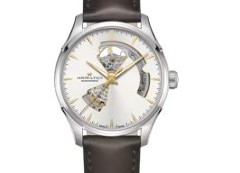 Hamilton Jazzmaster Open Heart H32675551 (2025) - Zilver wijzerplaat 40mm Staal