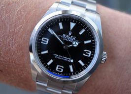 Rolex Explorer 124270 (2021) - Zwart wijzerplaat 36mm Staal