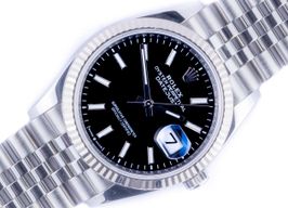 Rolex Datejust 36 126234 (2021) - Black dial 36 mm Steel case