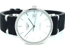 Longines Elegant L4.810.4.11.2 (2016) - White dial 37 mm Steel case