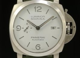 Panerai Luminor Marina PAM01314 (2023) - Wit wijzerplaat 44mm Staal