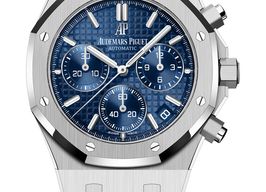Audemars Piguet Royal Oak Chronograph 26239BC.OO.1220BC.01 (2025) - Blue dial 41 mm White Gold case