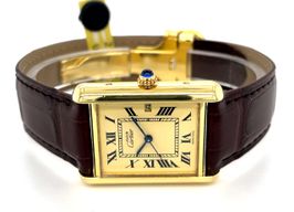 Cartier Tank 2413 (Onbekend (willekeurig serienummer)) - Champagne wijzerplaat 25mm Zilver