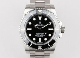Rolex Submariner No Date 114060 (2019) - Zwart wijzerplaat 40mm Staal